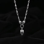 Bone Skull Chain - S925 Sterling Silver