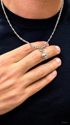 Bone Skull Chain - S925 Sterling Silver