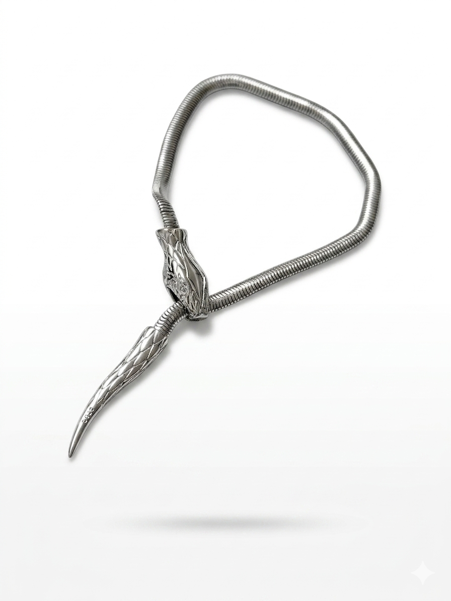 Venom Loop Bracelet- S925 Sterling Silver