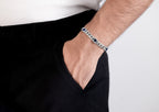Neptune Square Bracelet - S925 Sterling Silver
