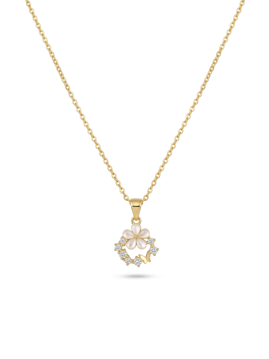 Blossom Butterfly Necklace