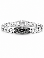 Royal Cross  Eye Bracelet in Sterling Silver 925s
