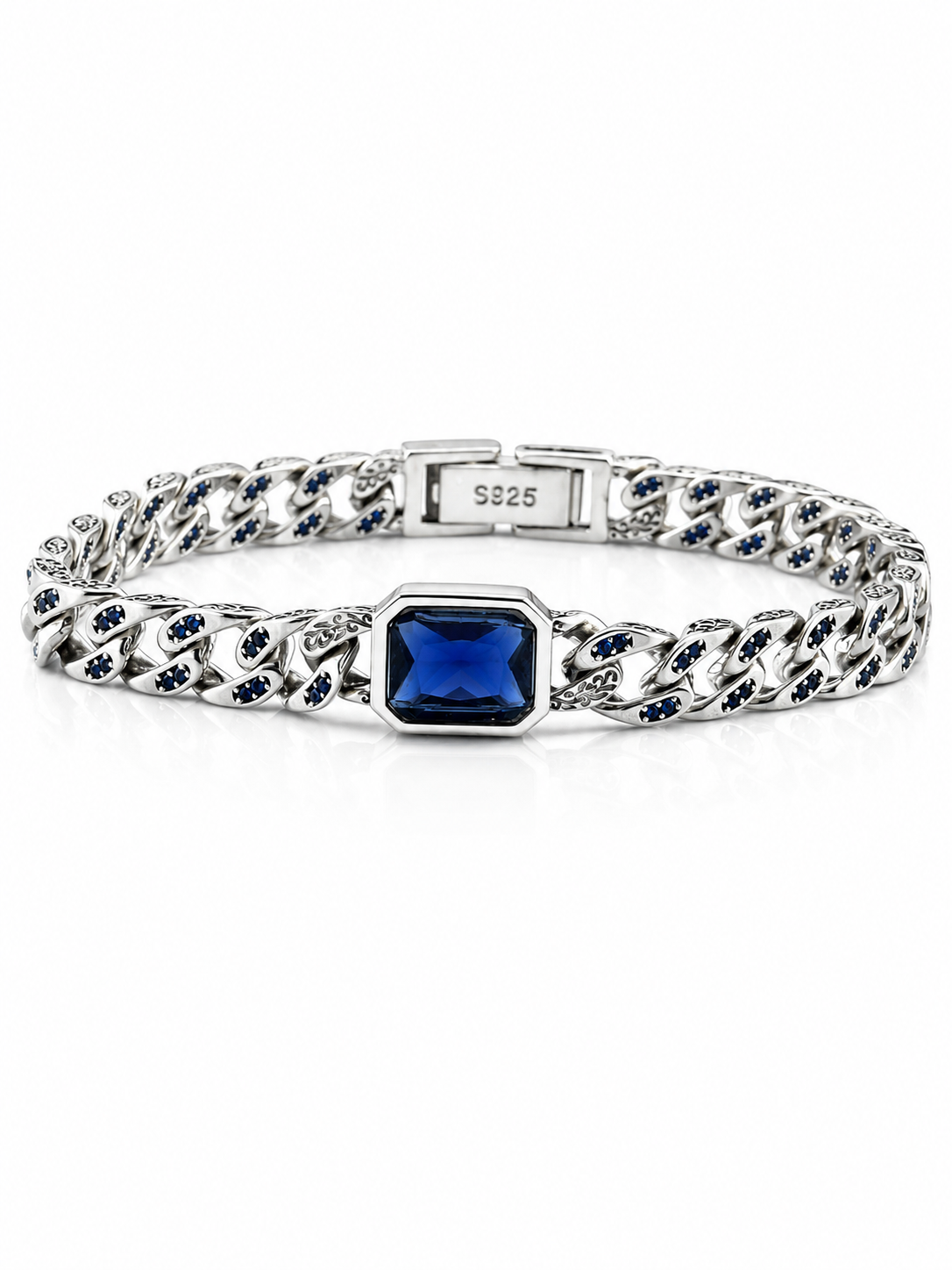 Midnight Sapphire Bracelet in Sterling Silver 925s