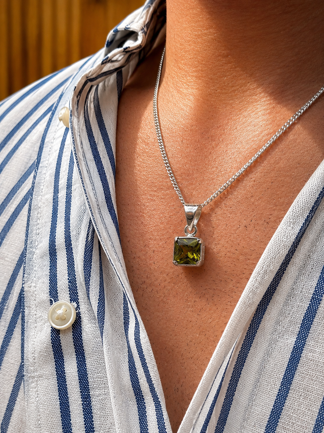 Olive Green Necklace