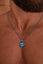 Solara Double-Face Abalone Pendant Necklace