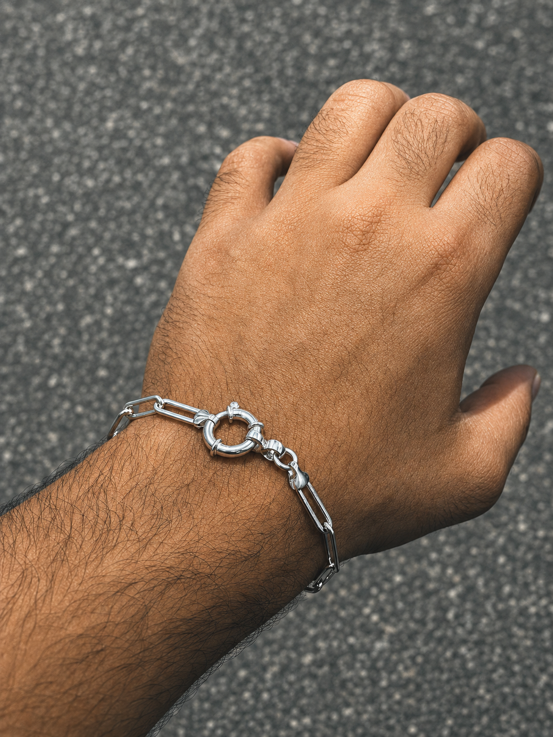 Linked Bracelet in Sterling Silver 925s