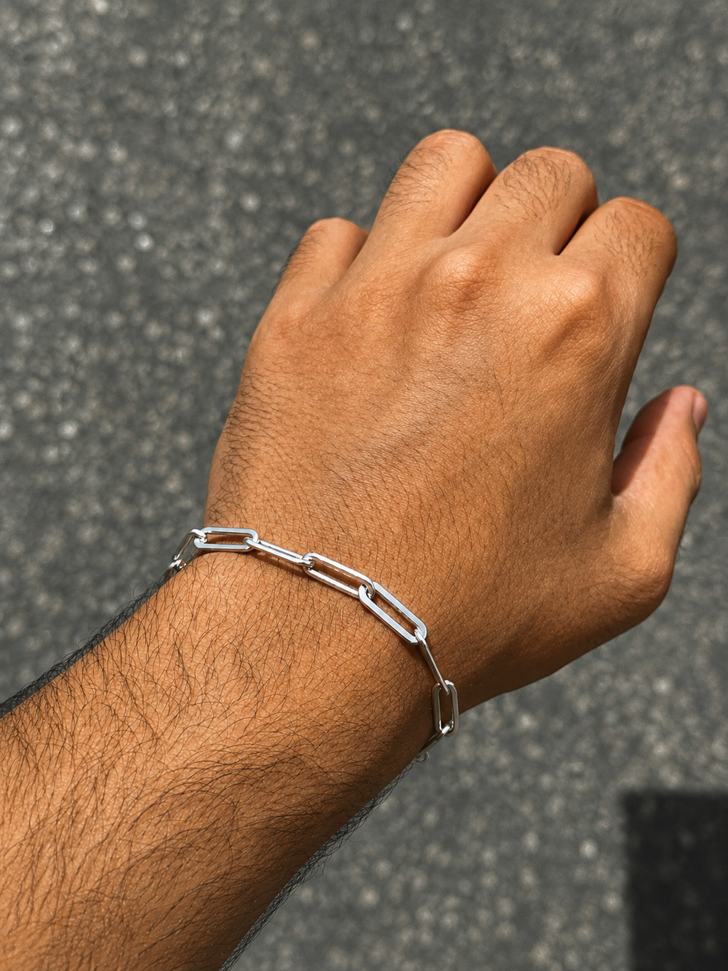 Linked Bracelet in Sterling Silver 925s