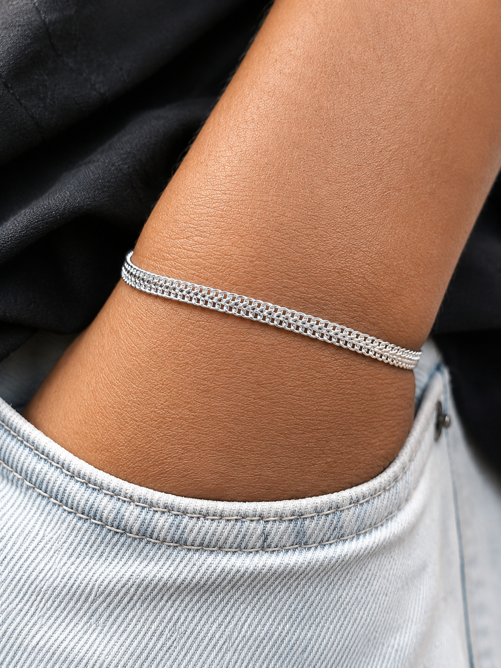 Mesh Bracelet - S925 Sterling Silver