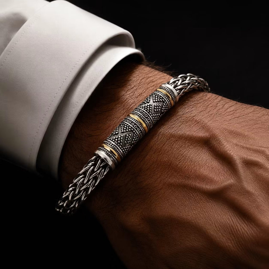 Imperial Ankh Bracelet - S925 Sterling Silver