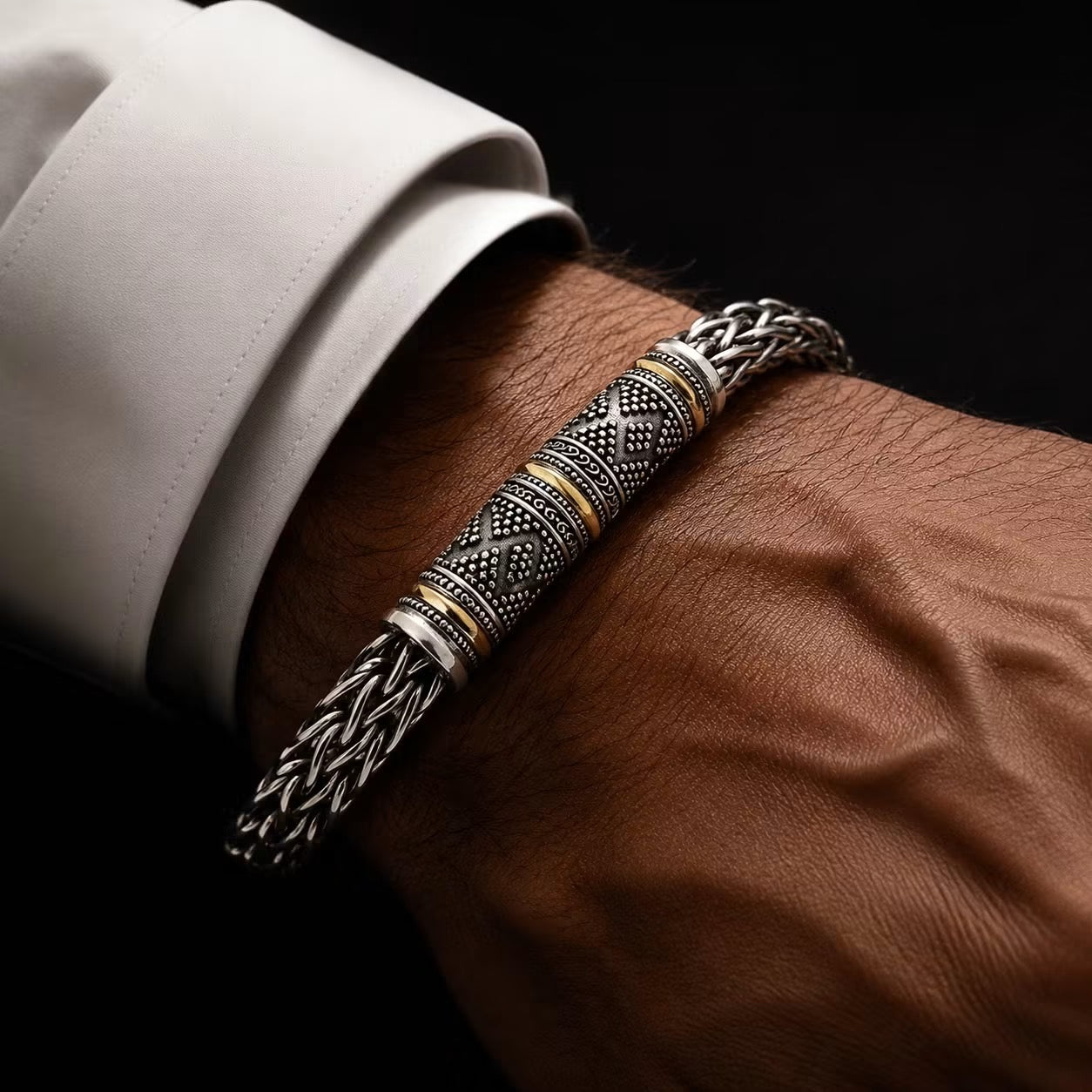 Imperial Ankh Bracelet - S925 Sterling Silver
