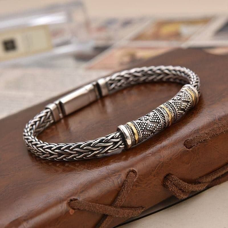 Imperial Ankh Bracelet - S925 Sterling Silver