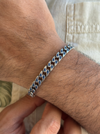 Azure Link Bracelet in Sterling Silver 925s