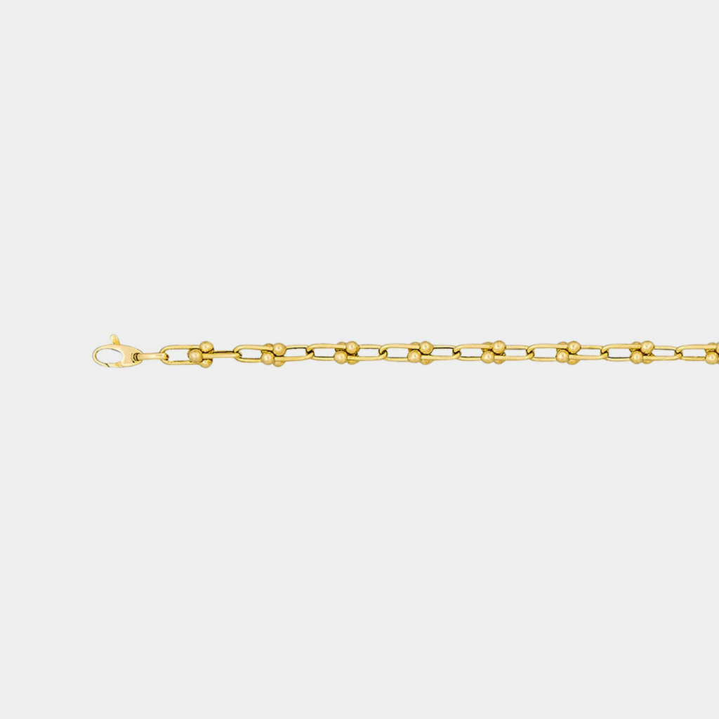 ROMAN BRACELET - S925 Sterling Silver Gold Plated 18k