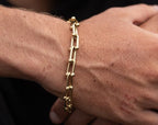 ROMAN BRACELET - S925 Sterling Silver Gold Plated 18k