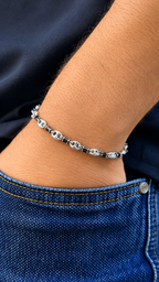 Noir Heritage Bracelet - S925 Sterling Silver