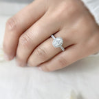 Oval Halo Ring