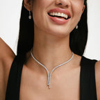 Drop Tennis Necklace