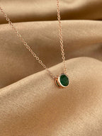 MIRANDA EMERALD CRYSTAL NECKLACE