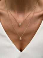 MADONNA DUO CRYSTAL NECKLACE