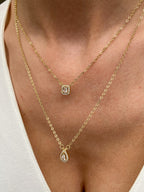 MADONNA DUO CRYSTAL NECKLACE