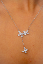 Butterfly Zircon Necklace