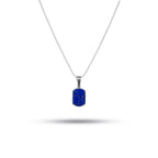 Moon over Lapis Necklace