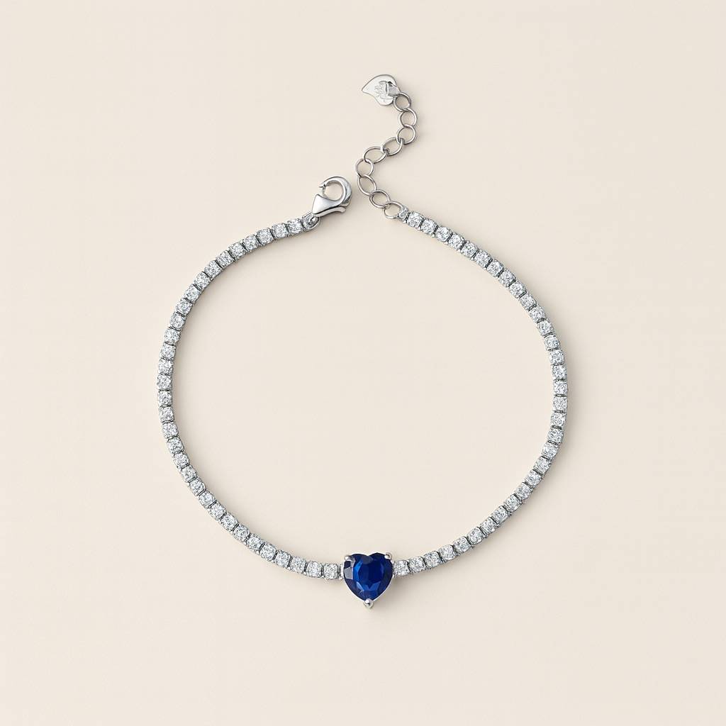 Beloved Heart Tennis Bracelet