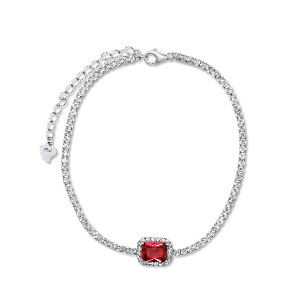 SQUARE ZIRCON TENNIS BRACELET