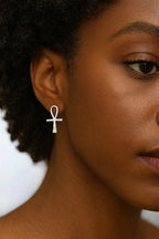 Small Ankh Earrings