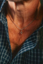 Ansel Necklace, Silver