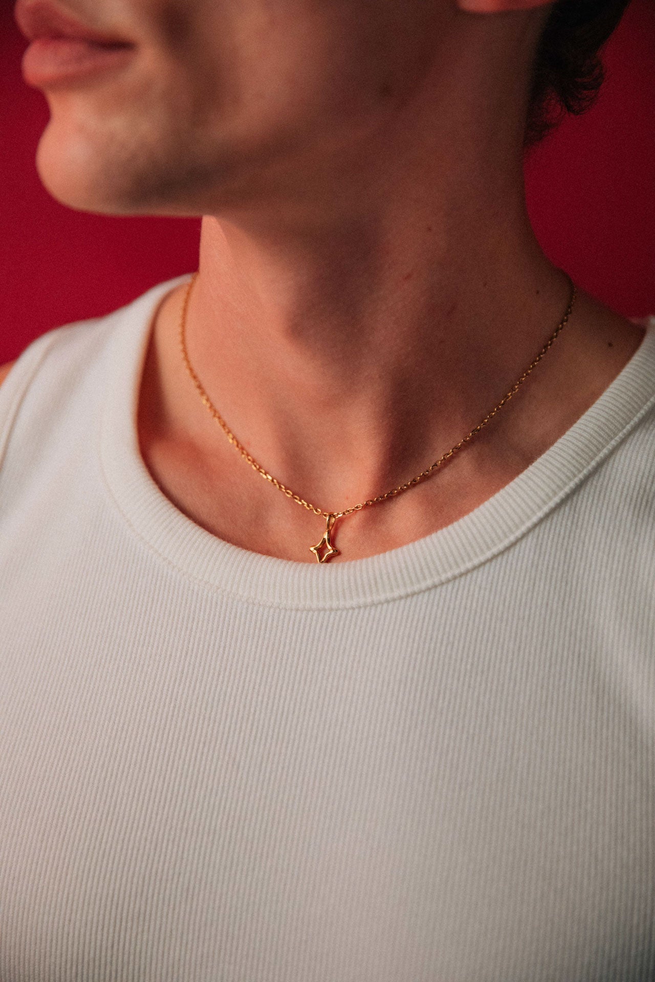 Ansel Necklace, Gold