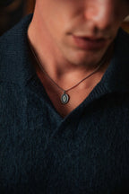 Caius Necklace, Silver