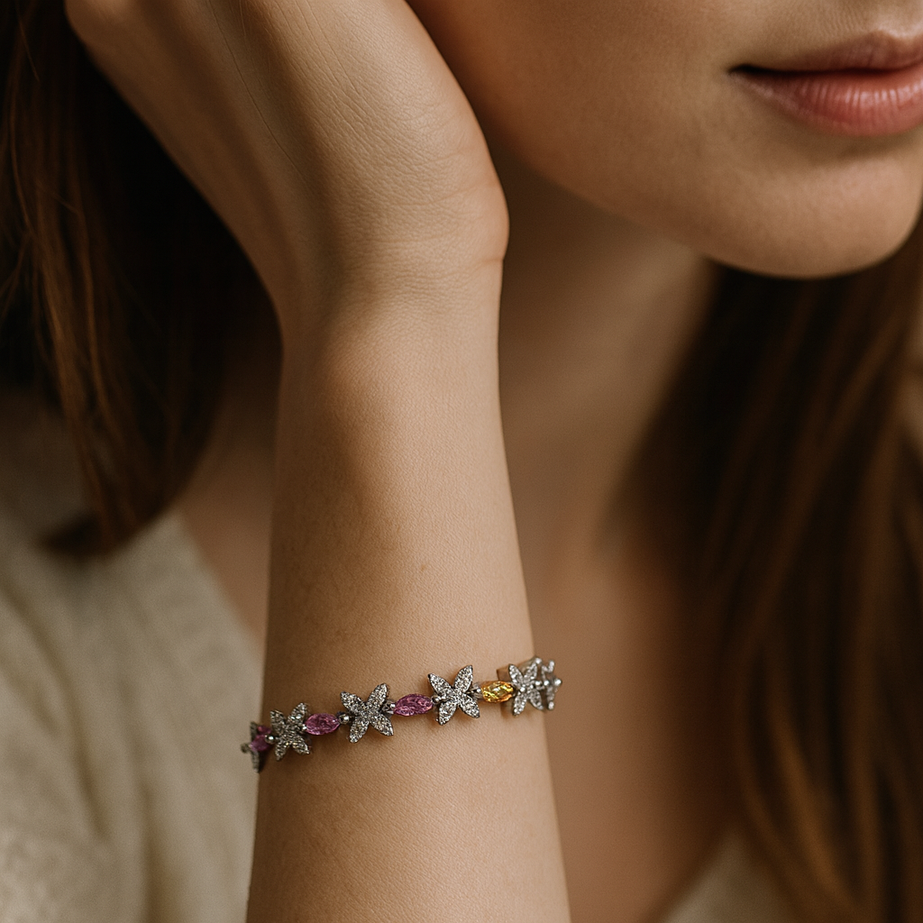 Baguette Rainbow Bracelet