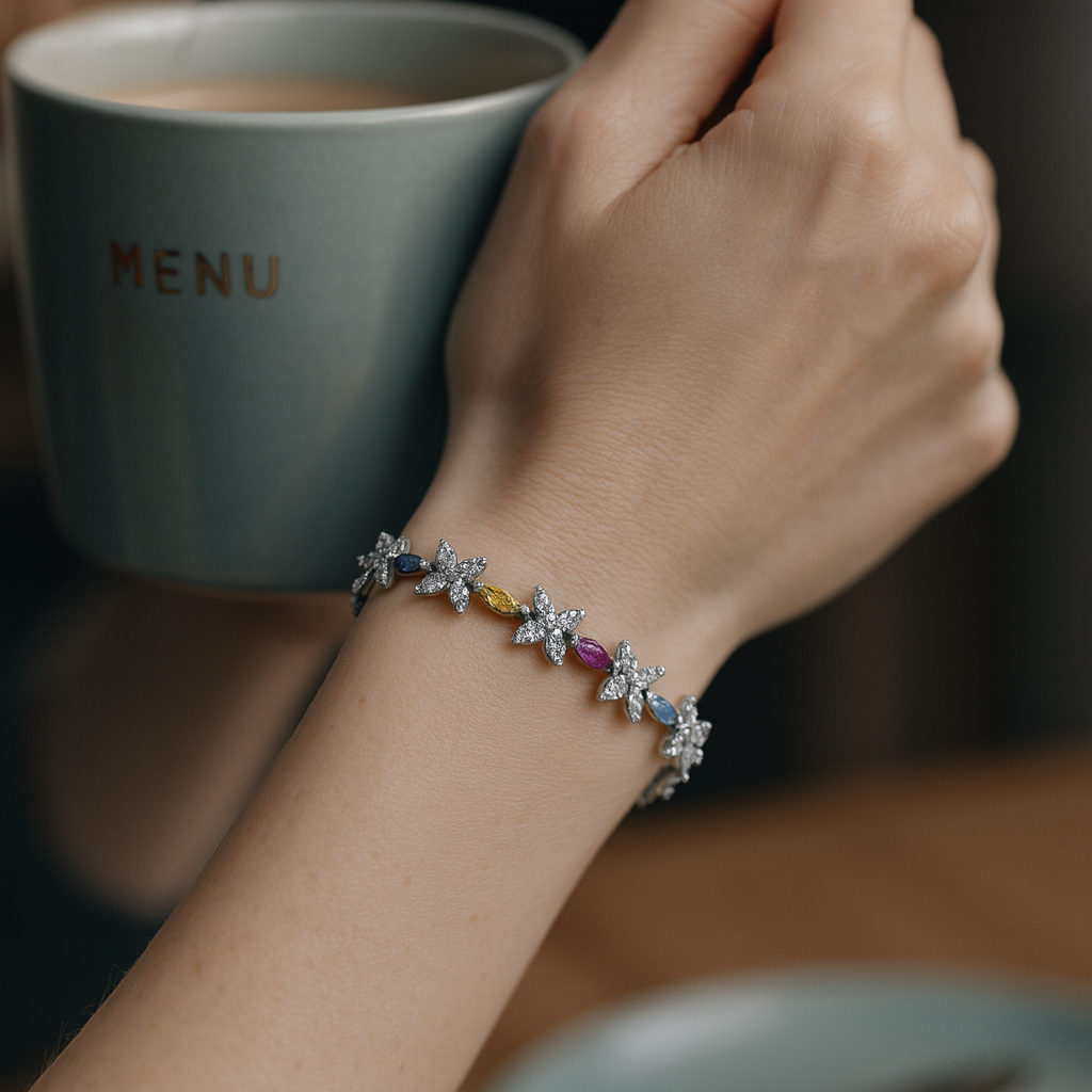 Baguette Rainbow Bracelet