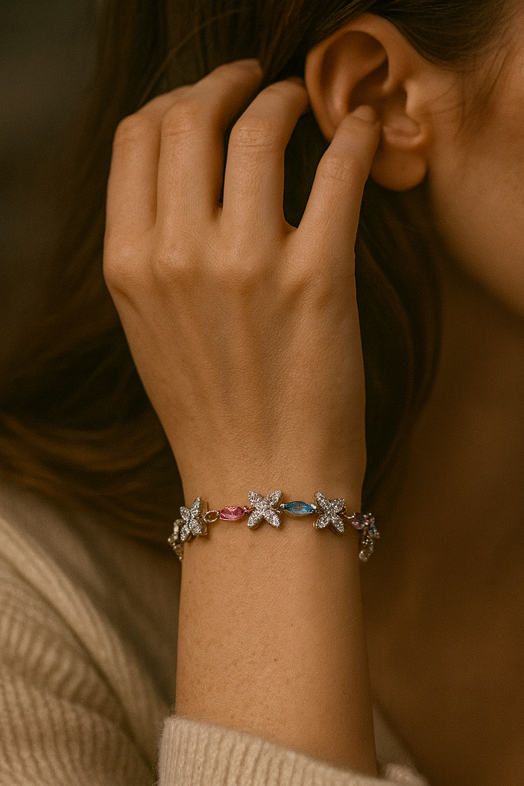 Baguette Rainbow Bracelet