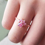 Pink Cat Paw Ring
