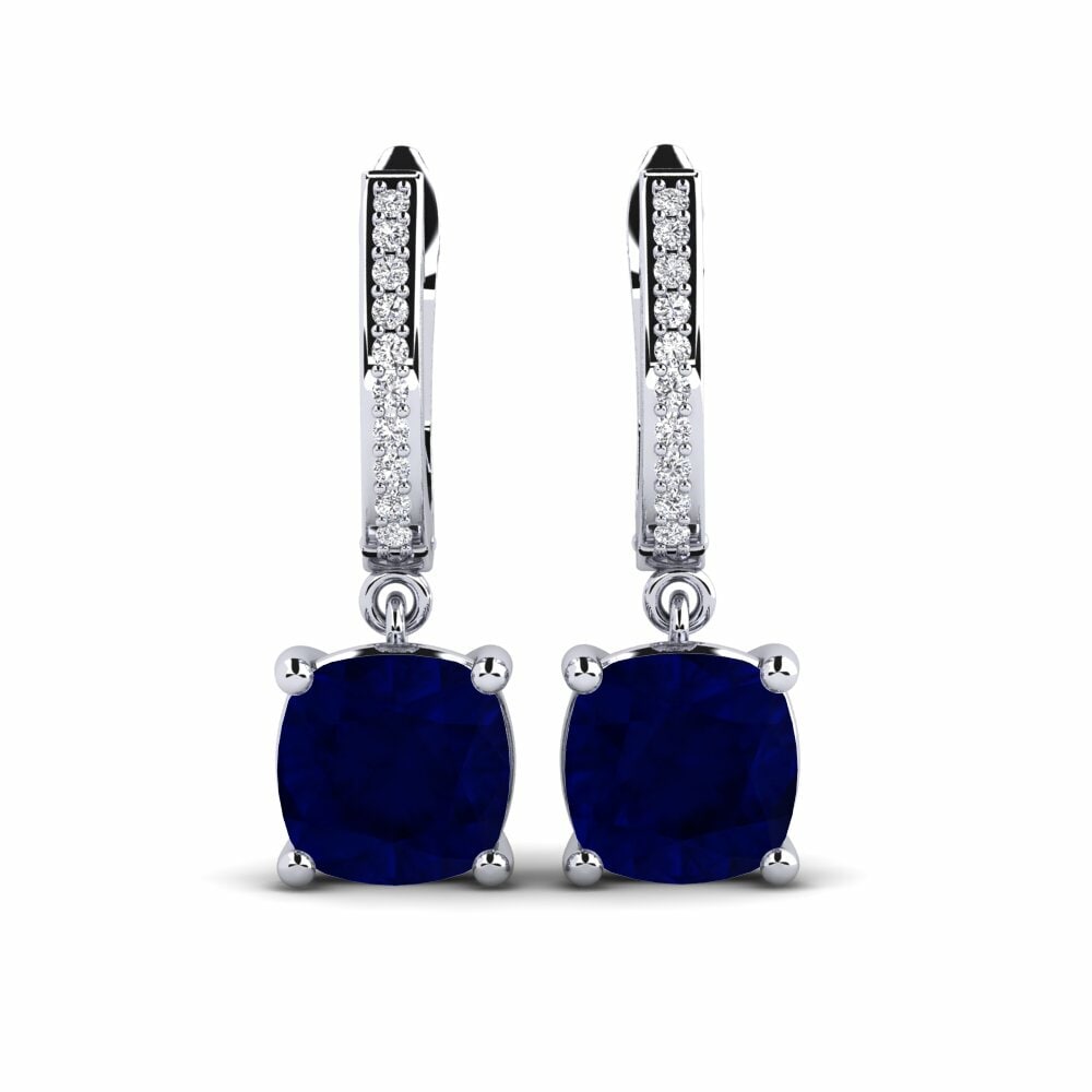 Blue sapphire Joshua Earrings