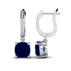 Blue sapphire Joshua Earrings