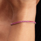 Ruby Tennis Bracelet