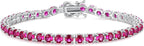 Ruby Tennis Bracelet
