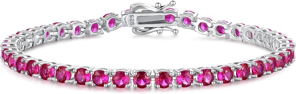 Ruby Tennis Bracelet