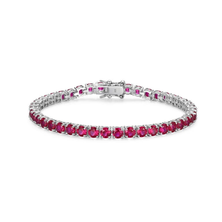 Ruby Tennis Bracelet