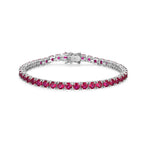 Ruby Tennis Bracelet