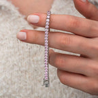 Pink Tennis Bracelet