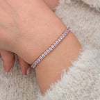 Pink Tennis Bracelet
