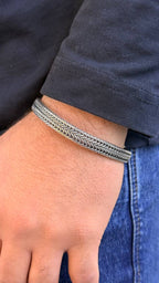 Noble Silver Link Bracelet