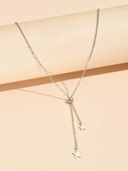 Star Y Lariat Necklace