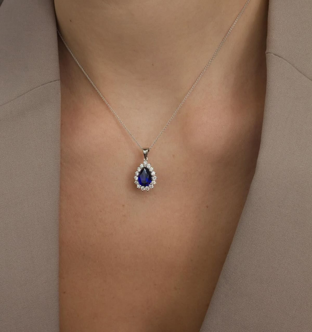 Blue Drop necklace