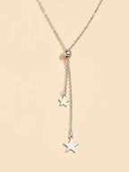 Star Y Lariat Necklace