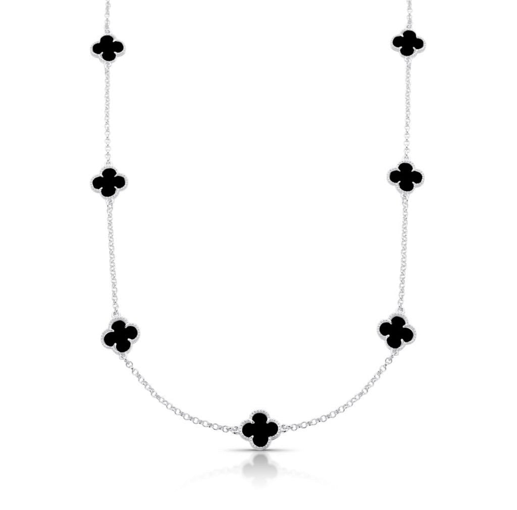 Black onyx Van Cleef Necklace
